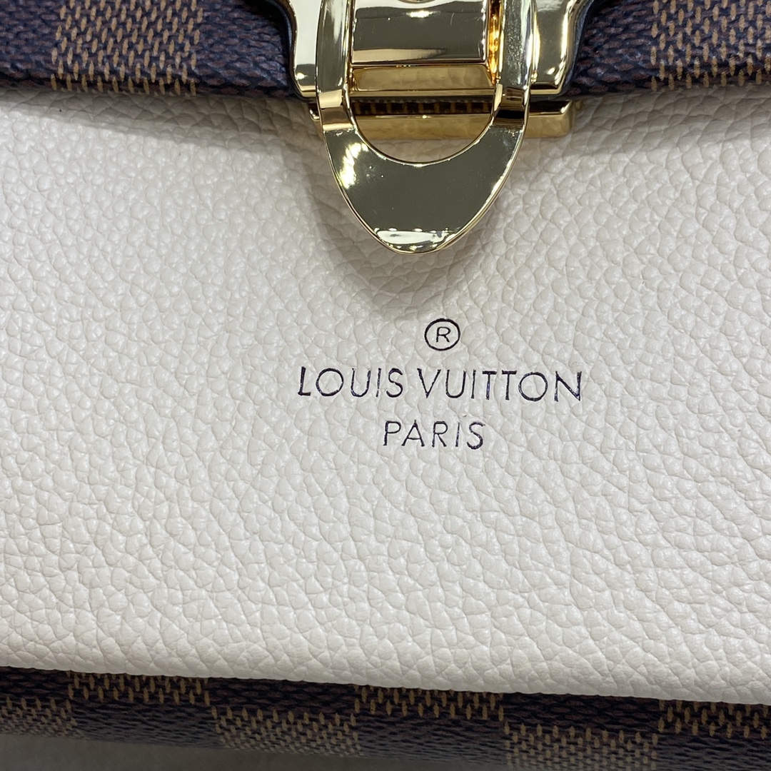 Louis Vuitton VAVIN PM Handbag Damier Ebene N40113 Cream